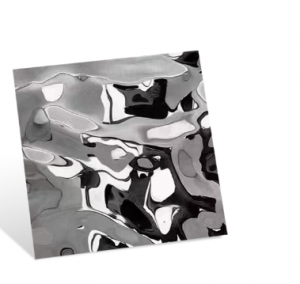 Professional China 201 304 PVD Color Gold Mirror Water Wave Decorative Stainless Steel Stamped Ripple Sheet